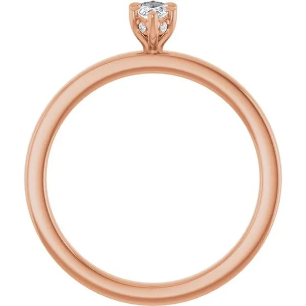 Claw-Prong Hidden Halo-Style Engagement Ring Image 2 Natale Jewelers Sewell, NJ