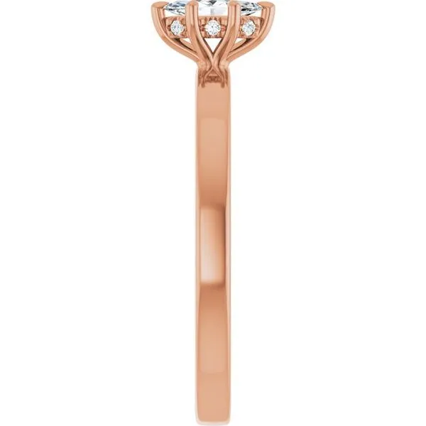 Claw-Prong Hidden Halo-Style Engagement Ring Image 4 Shipley's Fine Jewelry Hampstead, MD