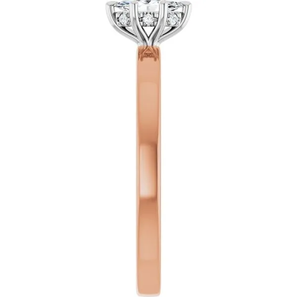 Claw-Prong Hidden Halo-Style Engagement Ring Image 4 Shipley's Fine Jewelry Hampstead, MD