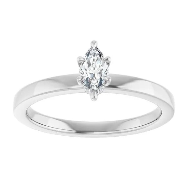 Claw-Prong Hidden Halo-Style Engagement Ring Image 3 Shipley's Fine Jewelry Hampstead, MD