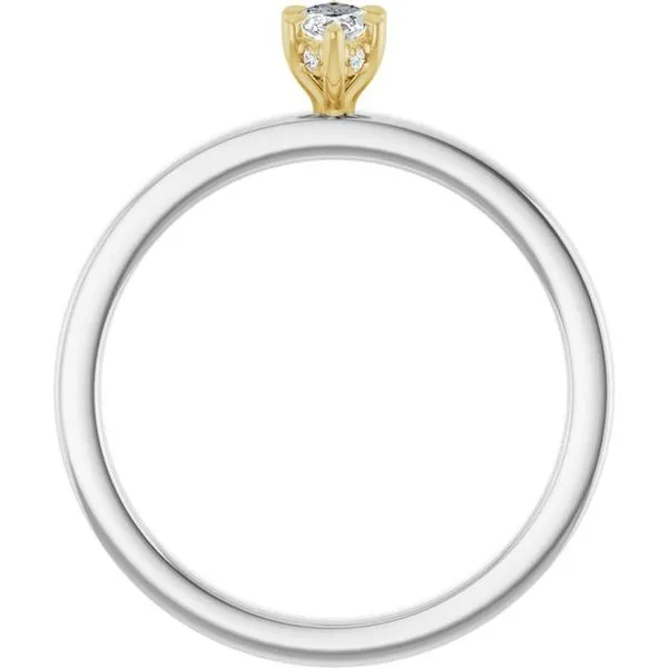 Claw-Prong Hidden Halo-Style Engagement Ring Image 2 Mark Jewellers La Crosse, WI