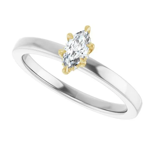 Claw-Prong Hidden Halo-Style Engagement Ring Image 5 Shipley's Fine Jewelry Hampstead, MD