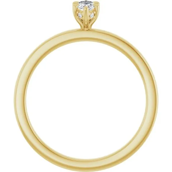 Claw-Prong Hidden Halo-Style Engagement Ring Image 2 Clater Jewelers Louisville, KY