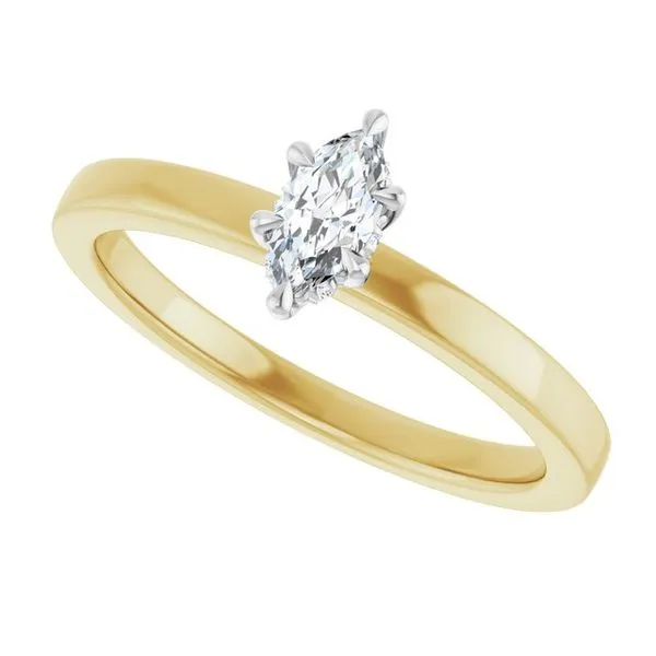 Claw-Prong Hidden Halo-Style Engagement Ring Image 5 Clater Jewelers Louisville, KY
