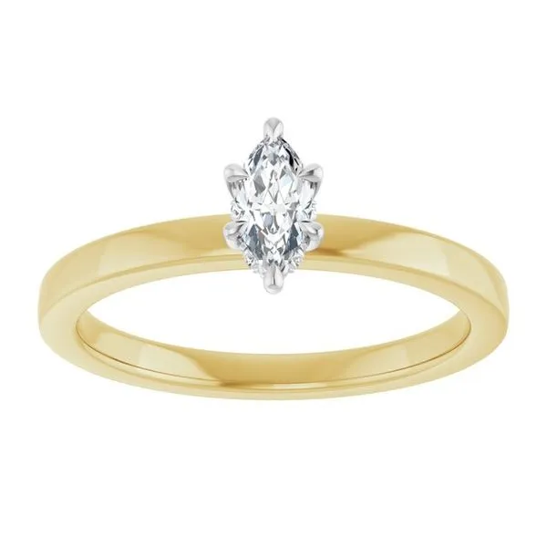 Claw-Prong Hidden Halo-Style Engagement Ring Image 3 Mark Jewellers La Crosse, WI