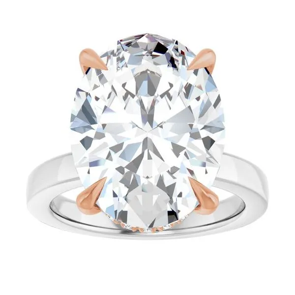 Claw-Prong Hidden Halo-Style Engagement Ring Image 3 Raleigh Diamond Fine Jewelry Raleigh, NC