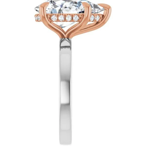 Claw-Prong Hidden Halo-Style Engagement Ring Image 4 Shipley's Fine Jewelry Hampstead, MD