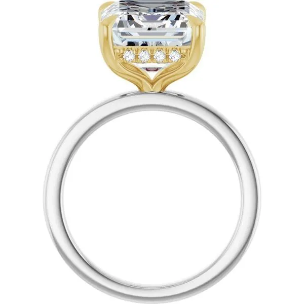 Claw-Prong Hidden Halo-Style Engagement Ring Image 2 Mark Jewellers La Crosse, WI