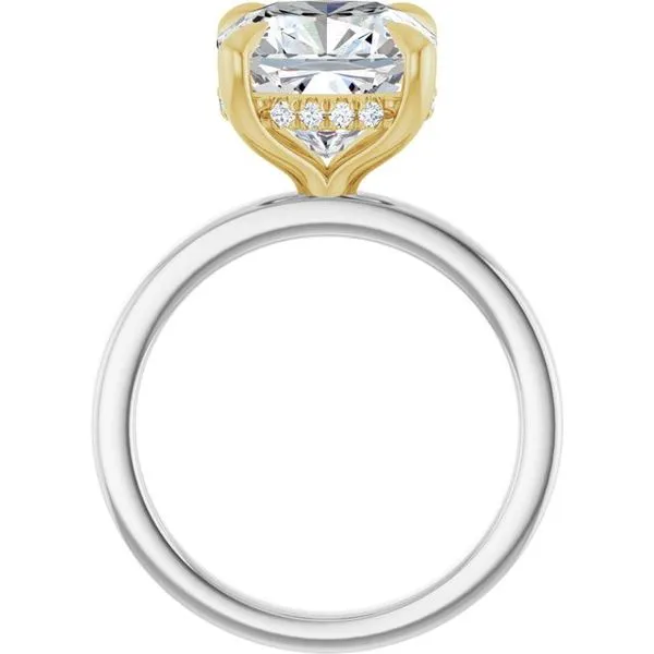 Claw-Prong Hidden Halo-Style Engagement Ring Image 2 Shipley's Fine Jewelry Hampstead, MD