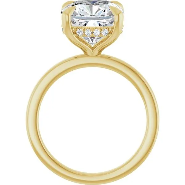 Claw-Prong Hidden Halo-Style Engagement Ring Image 2 Paul James Jewelers Angels Camp, CA