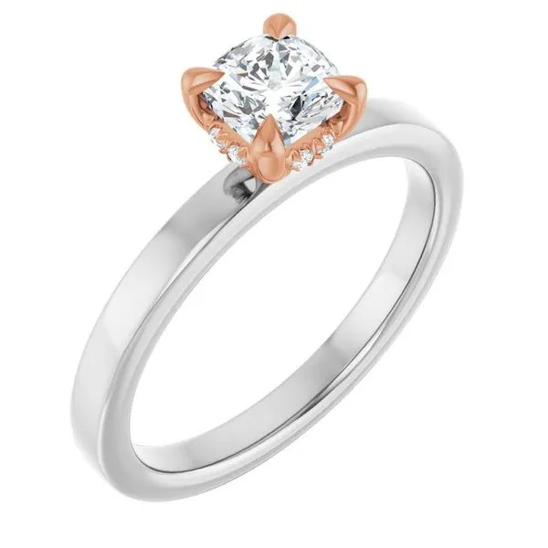 Claw-Prong Hidden Halo-Style Engagement Ring Shipley's Fine Jewelry Hampstead, MD