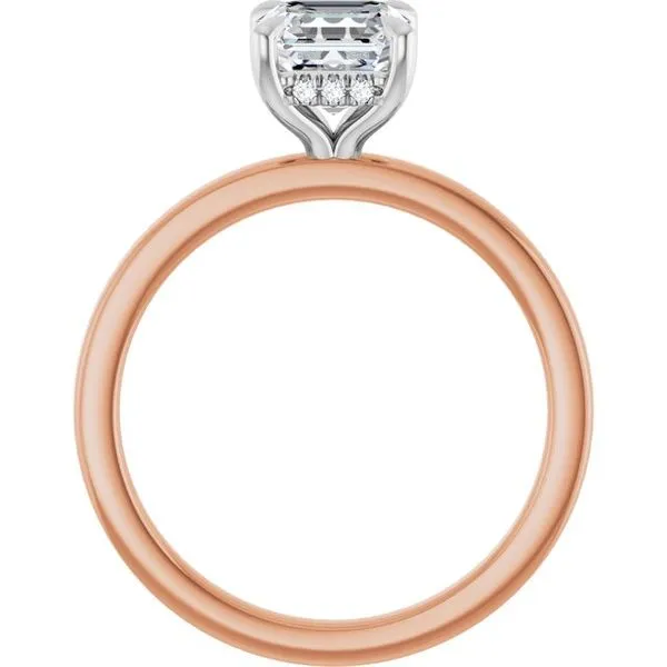 Claw-Prong Hidden Halo-Style Engagement Ring Image 2 Paul James Jewelers Angels Camp, CA