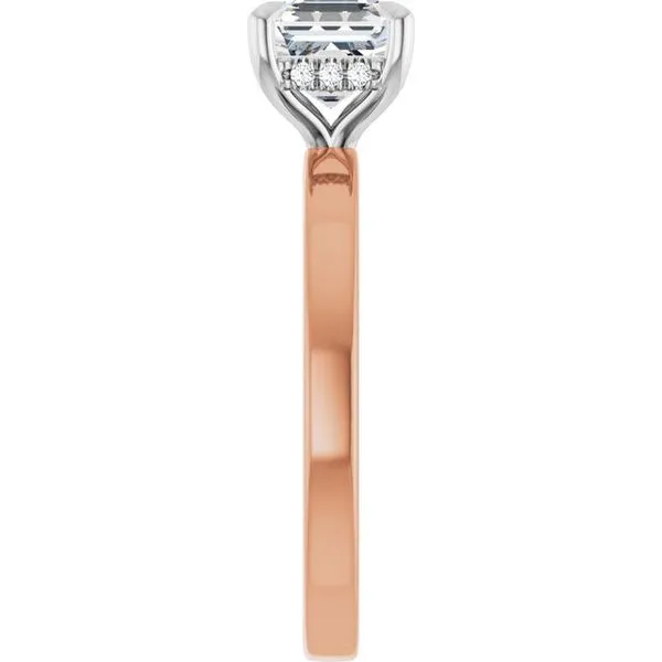 Claw-Prong Hidden Halo-Style Engagement Ring Image 4 Futer Bros Jewelers York, PA