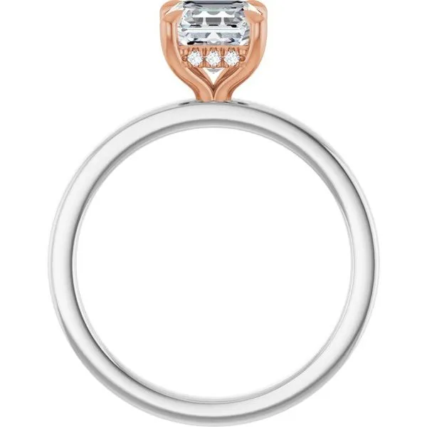 Claw-Prong Hidden Halo-Style Engagement Ring Image 2 Raleigh Diamond Fine Jewelry Raleigh, NC