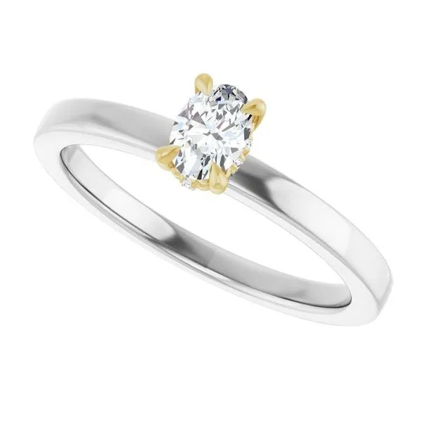 Claw-Prong Hidden Halo-Style Engagement Ring Image 5 Paul James Jewelers Angels Camp, CA
