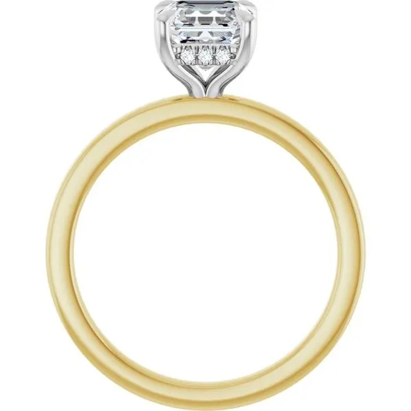 Claw-Prong Hidden Halo-Style Engagement Ring Image 2 Raleigh Diamond Fine Jewelry Raleigh, NC