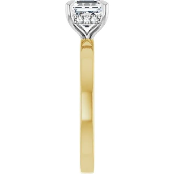 Claw-Prong Hidden Halo-Style Engagement Ring Image 4 Shipley's Fine Jewelry Hampstead, MD