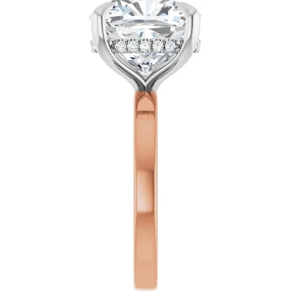 Claw-Prong Hidden Halo-Style Engagement Ring Image 4 Shipley's Fine Jewelry Hampstead, MD