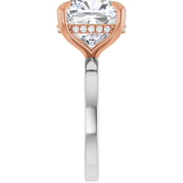 Claw-Prong Hidden Halo-Style Engagement Ring Image 4 Shipley's Fine Jewelry Hampstead, MD