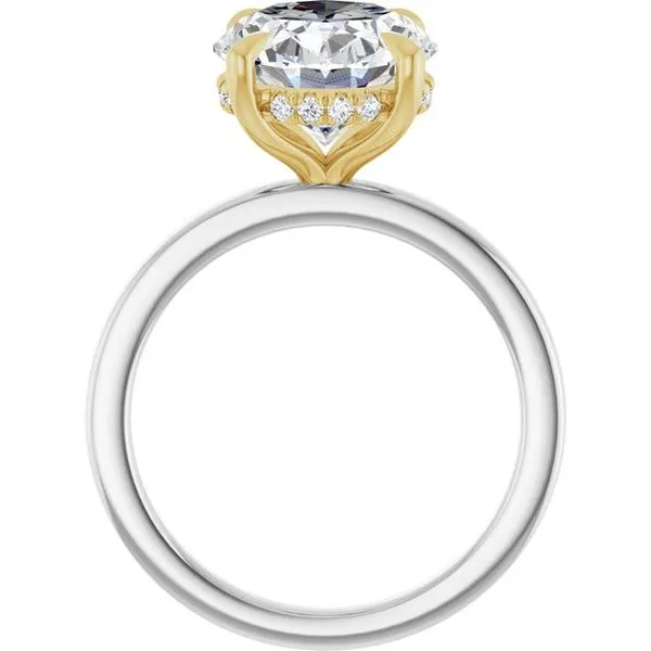 Claw-Prong Hidden Halo-Style Engagement Ring Image 2 Raleigh Diamond Fine Jewelry Raleigh, NC