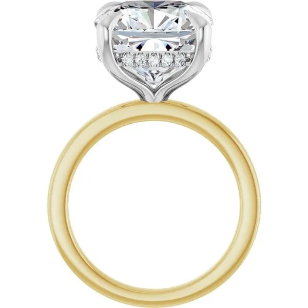 Claw-Prong Hidden Halo-Style Engagement Ring Image 2 Shipley's Fine Jewelry Hampstead, MD