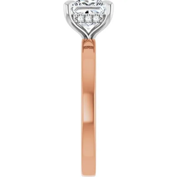 Claw-Prong Hidden Halo-Style Engagement Ring Image 4 Paul James Jewelers Angels Camp, CA