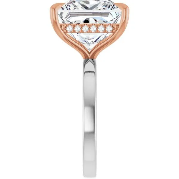 Claw-Prong Hidden Halo-Style Engagement Ring Image 4 J. Thomas Jewelers Rochester Hills, MI