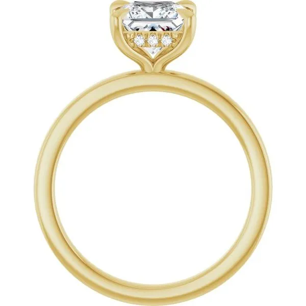 Claw-Prong Hidden Halo-Style Engagement Ring Image 2 J. Thomas Jewelers Rochester Hills, MI