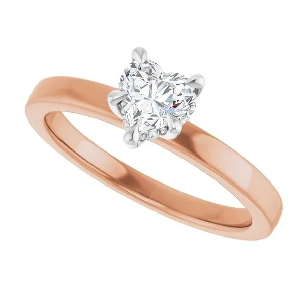 Claw-Prong Hidden Halo-Style Engagement Ring Image 5 Don's Jewelry & Design Washington, IA