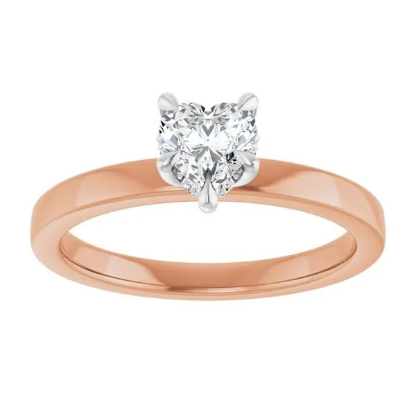 Claw-Prong Hidden Halo-Style Engagement Ring Image 3 Morin Jewelers Southbridge, MA