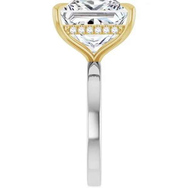 Claw-Prong Hidden Halo-Style Engagement Ring Image 4 Raleigh Diamond Fine Jewelry Raleigh, NC