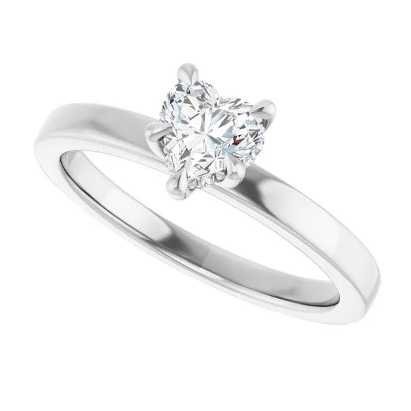 Claw-Prong Hidden Halo-Style Engagement Ring Image 5 House of Silva Wooster, OH