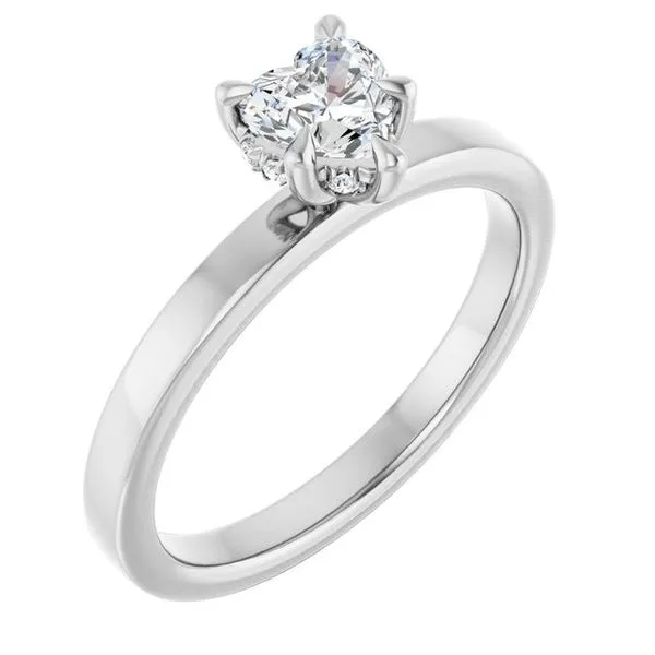 Claw-Prong Hidden Halo-Style Engagement Ring Shipley's Fine Jewelry Hampstead, MD