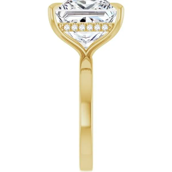 Claw-Prong Hidden Halo-Style Engagement Ring Image 4 Raleigh Diamond Fine Jewelry Raleigh, NC