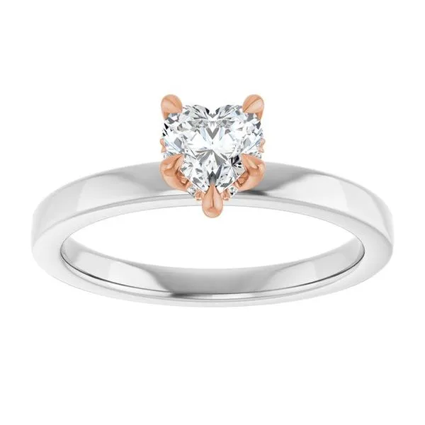 Claw-Prong Hidden Halo-Style Engagement Ring Image 3 Futer Bros Jewelers York, PA