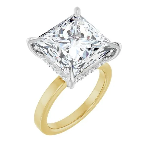 Claw-Prong Hidden Halo-Style Engagement Ring Austin's Fine Diamonds & Jewelry Lyndhurst, NJ