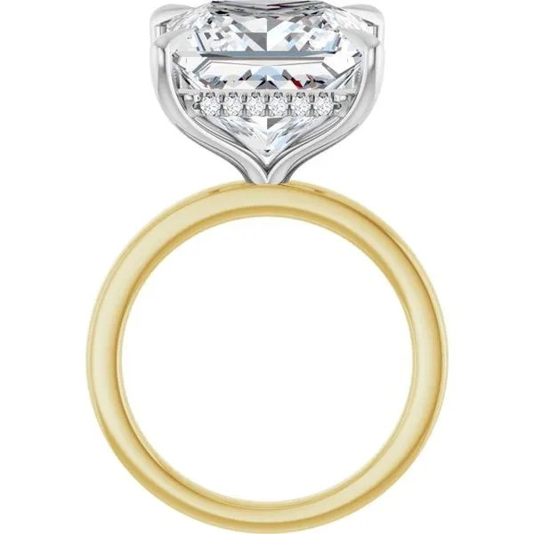 Claw-Prong Hidden Halo-Style Engagement Ring Image 2 Mark Jewellers La Crosse, WI