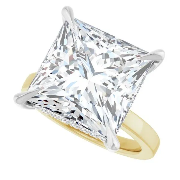 Claw-Prong Hidden Halo-Style Engagement Ring Image 5 J. Thomas Jewelers Rochester Hills, MI