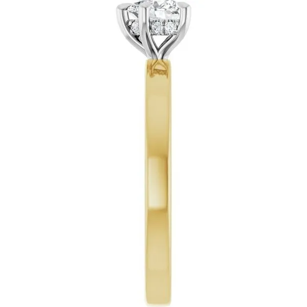 Claw-Prong Hidden Halo-Style Engagement Ring Image 4 J. Thomas Jewelers Rochester Hills, MI