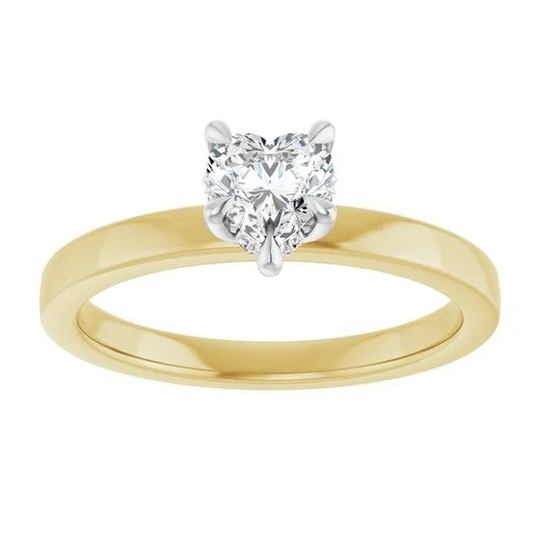 Claw-Prong Hidden Halo-Style Engagement Ring Image 3 Jimmy Smith Jewelers Decatur, AL
