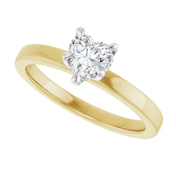 Claw-Prong Hidden Halo-Style Engagement Ring Image 5 Raleigh Diamond Fine Jewelry Raleigh, NC