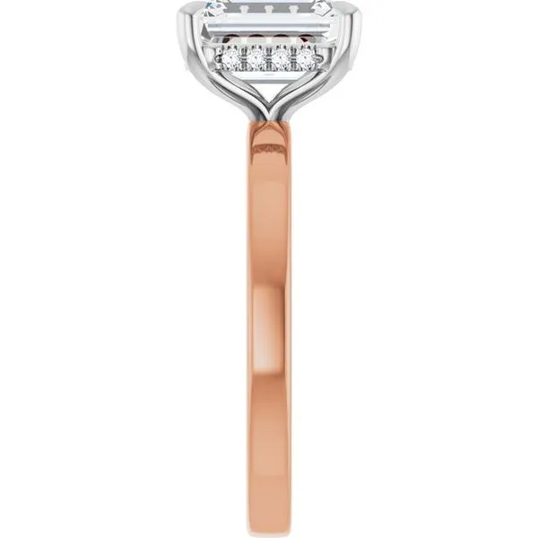 Claw-Prong Hidden Halo-Style Engagement Ring Image 4 Shipley's Fine Jewelry Hampstead, MD