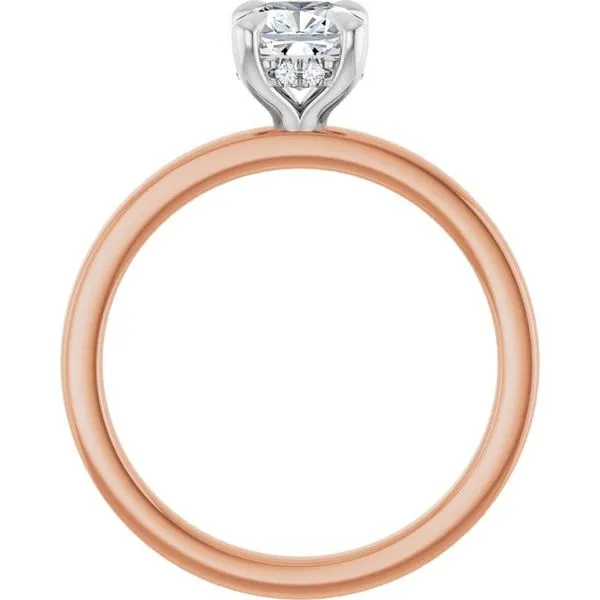 Claw-Prong Hidden Halo-Style Engagement Ring Image 2 Raleigh Diamond Fine Jewelry Raleigh, NC