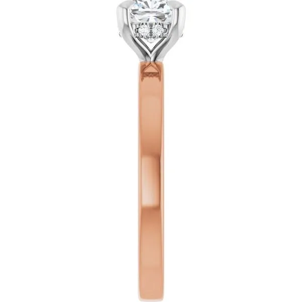 Claw-Prong Hidden Halo-Style Engagement Ring Image 4 J. Thomas Jewelers Rochester Hills, MI