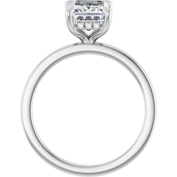 Claw-Prong Hidden Halo-Style Engagement Ring Image 2 Raleigh Diamond Fine Jewelry Raleigh, NC