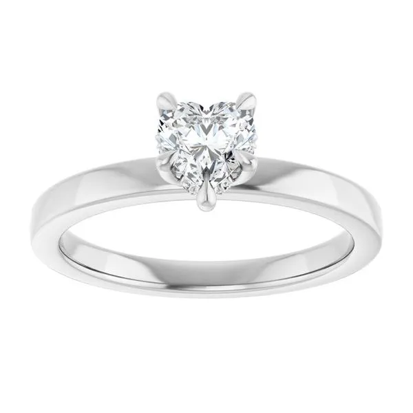 Claw-Prong Hidden Halo-Style Engagement Ring Image 3 Mark Jewellers La Crosse, WI