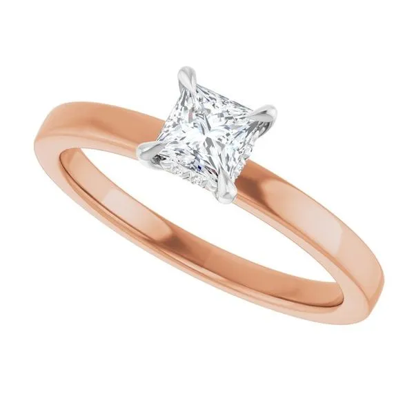 Claw-Prong Hidden Halo-Style Engagement Ring Image 5 Futer Bros Jewelers York, PA