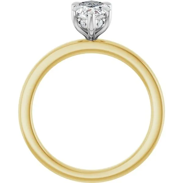 Claw-Prong Hidden Halo-Style Engagement Ring Image 2 Northwood Jewelers Northwood, OH