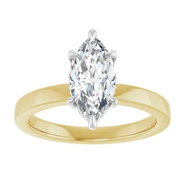 Claw-Prong Hidden Halo-Style Engagement Ring Image 3 J. Thomas Jewelers Rochester Hills, MI