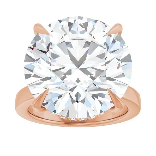 Claw-Prong Hidden Halo-Style Engagement Ring Image 3 Raleigh Diamond Fine Jewelry Raleigh, NC